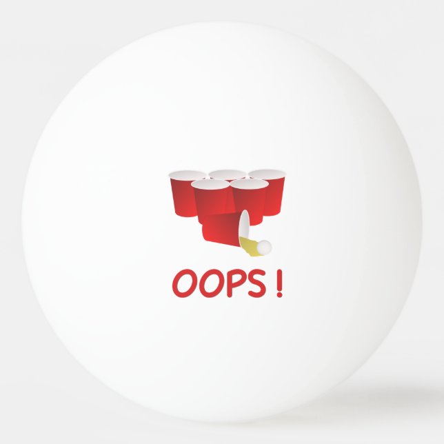 Beer Pong Ping Pong Ball Tischtennisball (Vorderseite)