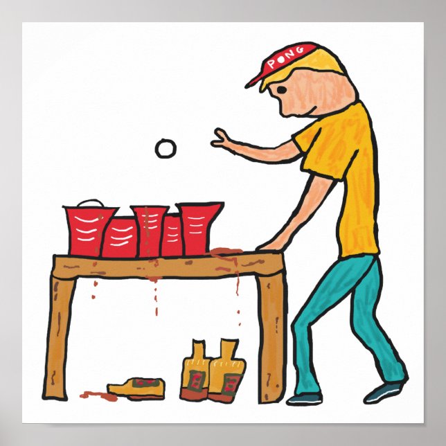 Beer Pong Poster (Vorne)