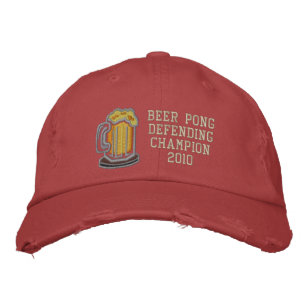 Beer Pong Verteidiger Champion Bestickte Baseballkappe