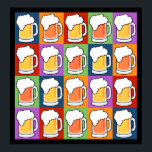 BEER Pop Art Poster<br><div class="desc">Sehen Sie in meinem Laden für weitere Artikel mit diesem Design.</div>