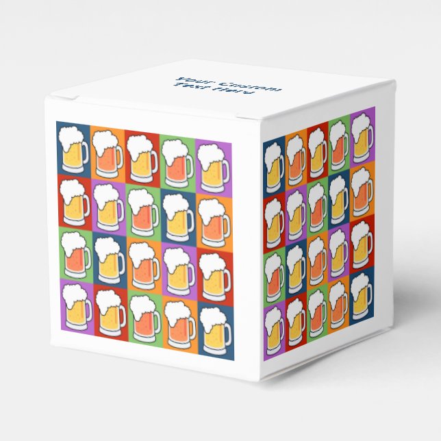 BEER Pop Art Zollfavorisierbox Geschenkschachtel (Vorderseite)