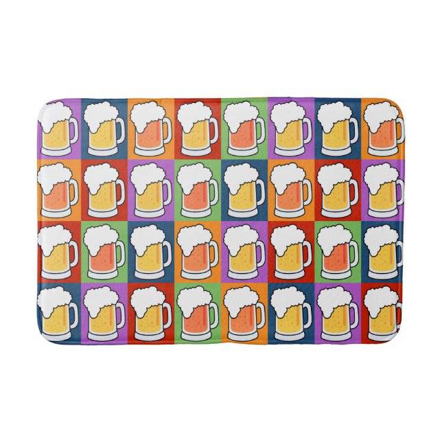 BEER Pop Kunstmuseum Monte San Giorgio Badematte (Vorderseite)