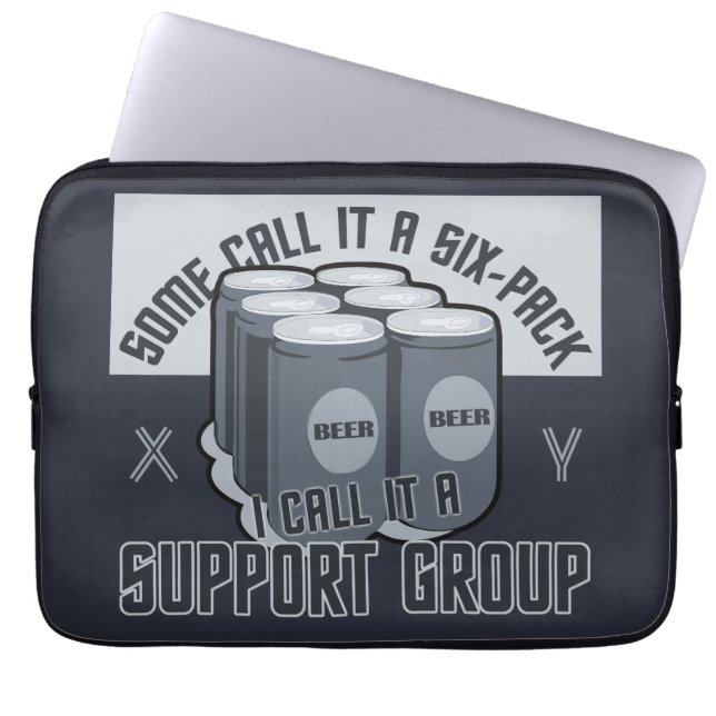 Beer Six Pack individuelle Notebookschlämme Laptopschutzhülle (Vorderseite)
