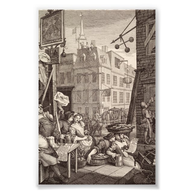 Beer Street by William Hogarth Fotodruck (Vorne)