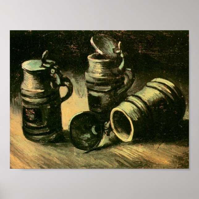 Beer Tankards Van Gogh Fine Art Poster (Vorne)