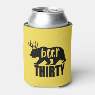 Beer Thirty Can Cooler/Koozie | Blockbuchstabe Dosenkühler