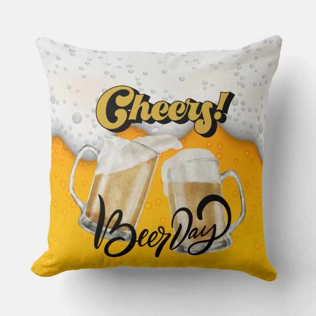 Beerday Kissen (Vorderseite)