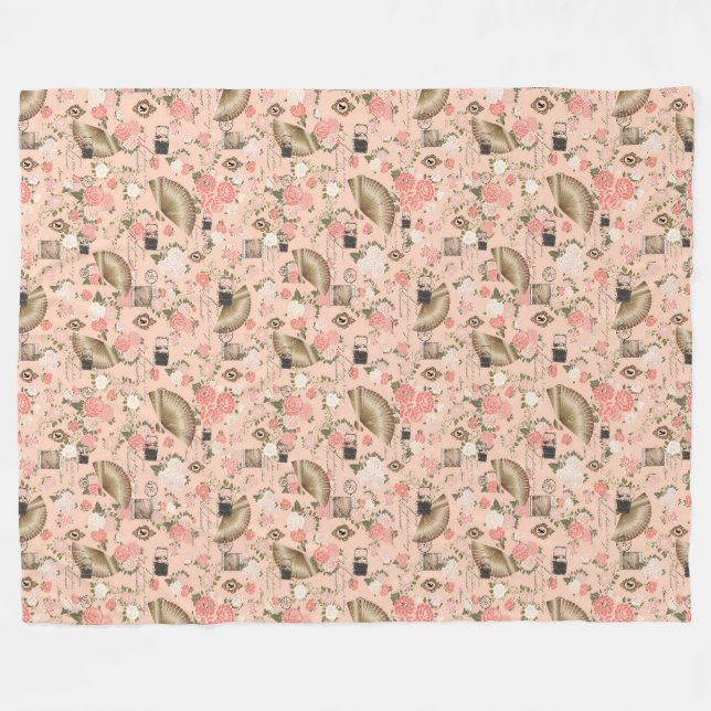 Beerdigte Anfänge Sherpa Blanket Fleecedecke (Vorderseite (Horizontal))