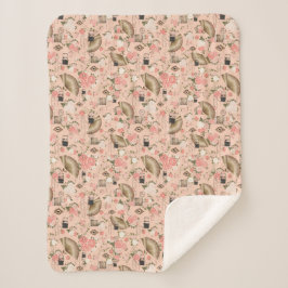 Beerdigte Anfänge Sherpa Blanket Sherpadecke