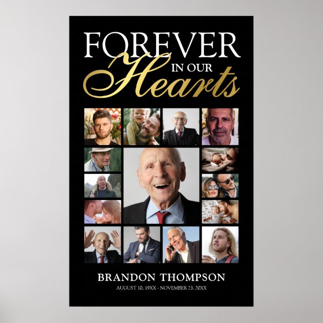 Beerdigung 15 Foto Gedenkstätte Poster (Vorne)