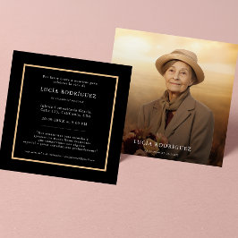 Beerdigung auf Spanisch | Espanol Memorial Foto Bl Einladung