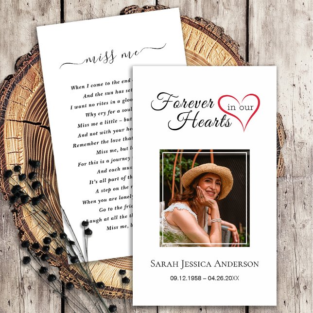 Beerdigung Beileid Foto Gedenkkarte Visitenkarte (Von Creator hochgeladen)