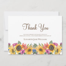 Beerdigung Bereavement Sonnenblume Danke