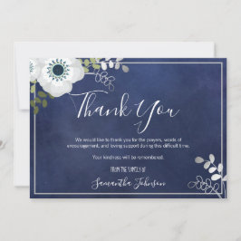 Beerdigung Danke Elegant Anemone Floral