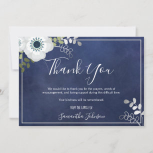 Beerdigung Danke Elegant Anemone Floral