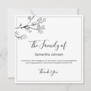 Beerdigung danke Ihnen Branchen und Schmetterling 