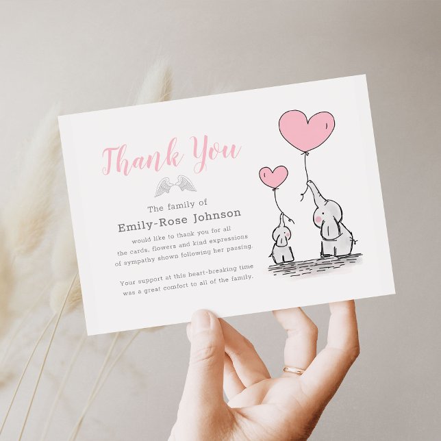 Beerdigung danke | Pink Child's Bereavement (Von Creator hochgeladen)