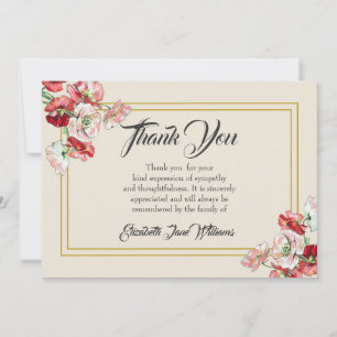 Beerdigung Dankeschön Karte Pupien