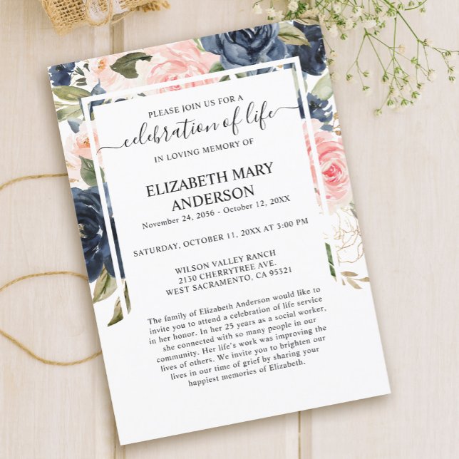 Beerdigung der Lebensbeerdigung Gedenkstätte der r Einladung (Von Creator hochgeladen)