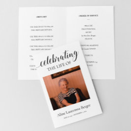 Beerdigung des Bestattungsprogramms mit Foto