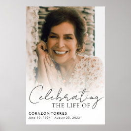 Beerdigung des Lebens des Fotos Poster