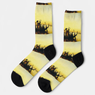Beerdigung einer Mama am Nil durch Frederick Arthu Socken