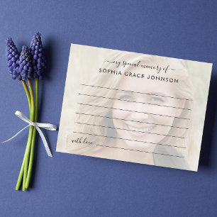 Beerdigung eines Memory-Fotos gemeinsam nutzen Postkarte