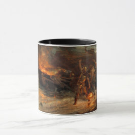 Beerdigung eines Wikens (durch Frank Dicksee) Tasse