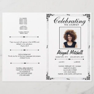 Beerdigung Feiern der Reise RP0017 Flyer