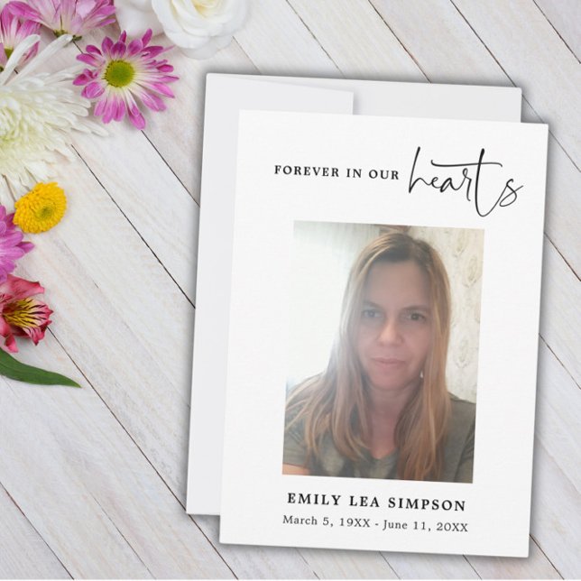 Beerdigung Foto Beileid Trauer Dankeschön Karte (Von Creator hochgeladen)