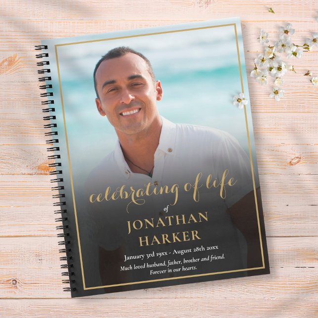 Beerdigung Foto Feier des Lebensbuches Notizbuch (Von Creator hochgeladen)