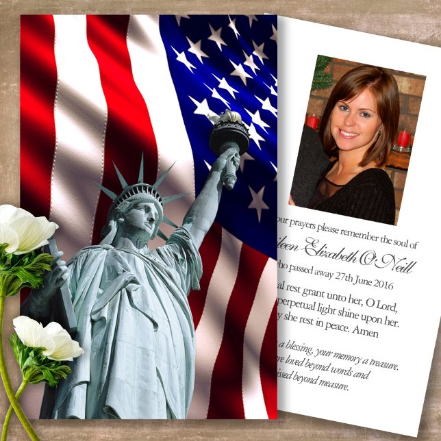 Beerdigung Freiheitsdenkmal Gebet Sympathiekarten (military sympathy card, military prayer cards, funeral prayer card, death, military funeral cards)