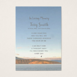 Beerdigung / Gedenkkarte