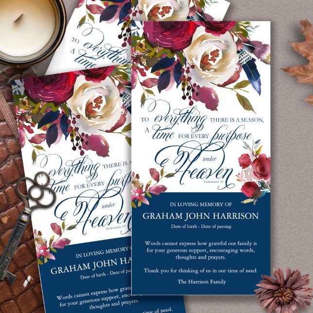 Beerdigung Gedenkstätte florale Beerdigung Danke K (sympathy thank you cards,
after funeral thank you cards,
thank you cards for celebration of life,)