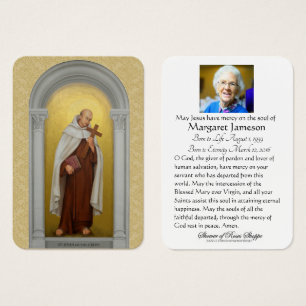 Beerdigung Gedenkstätte Heilige Karte St. John of 