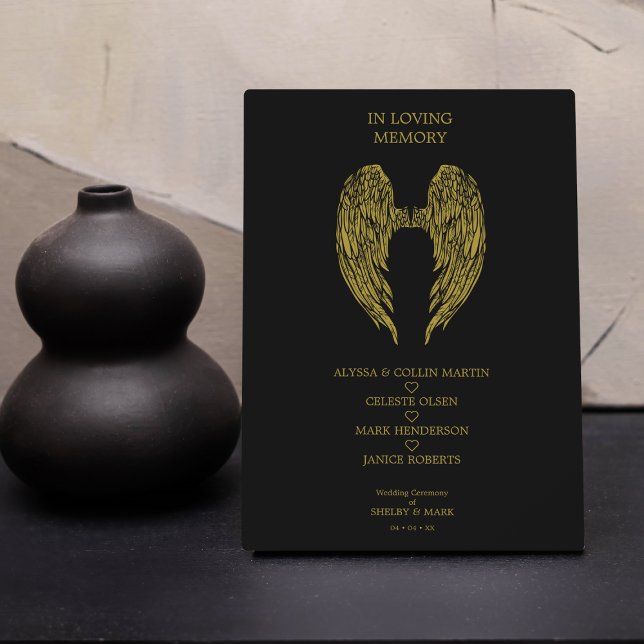 Beerdigung Gedenkstein Engel Wings Liebe einen ver Fotoplatte (Von Creator hochgeladen)