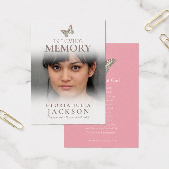 Beerdigung in liebenden Erinnerungsschmetterling r (Büro)