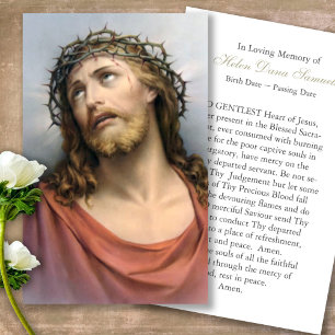 Beerdigung Jesus Kronen Gedenkgebet Sympathiekarte