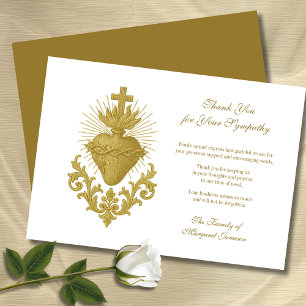 Beerdigung katholische Gedenkstätte Jesus Beileid Dankeskarte