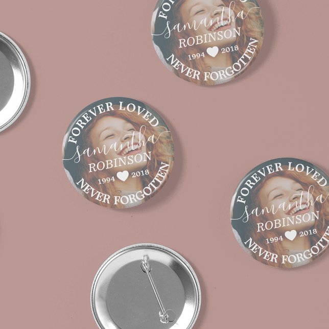 Beerdigung Memorial Vigil Foto Button (Von Creator hochgeladen)