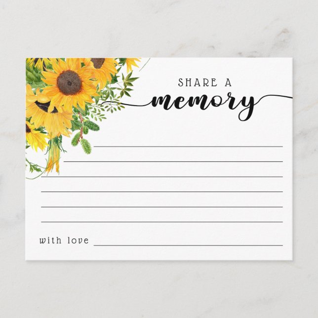Beerdigung mit einer Memory Condolences Card teile Postkarte (Vorderseite)