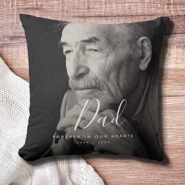 Beerdigung Personalisierter Gedenkfeier für kunden Kissen (Dad Photo Memorial Suite)
