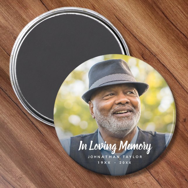 Beerdigung Personalisierter Gedenkfeier für kunden Magnet (Photo Memorial Magnet)