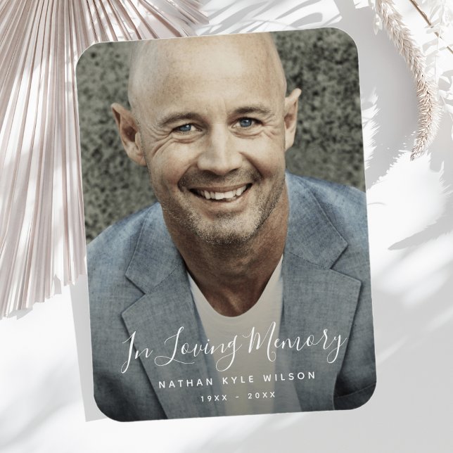 Beerdigung Personalisierter Gedenkfeier für kunden Magnet (Photo Memorial Magnet)