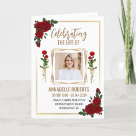 Beerdigung - Rote Rosen und goldene Grenze Programm