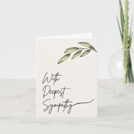 Beerdigung Sympathy Card Einladung