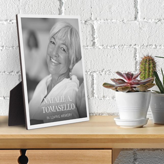 Beerdigung von Lebensdenkmälern Fotoplatte (Celebration Of Life Memorial Funeral Plaque)