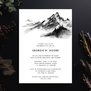 Beerdigung von Schwarzwäldern - Lebensfeier Einladung