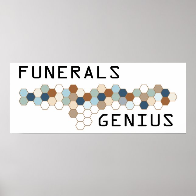 Beerdigungen Genius Poster (Vorne)