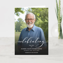 Beerdigungsauftrag des Fotos Programm